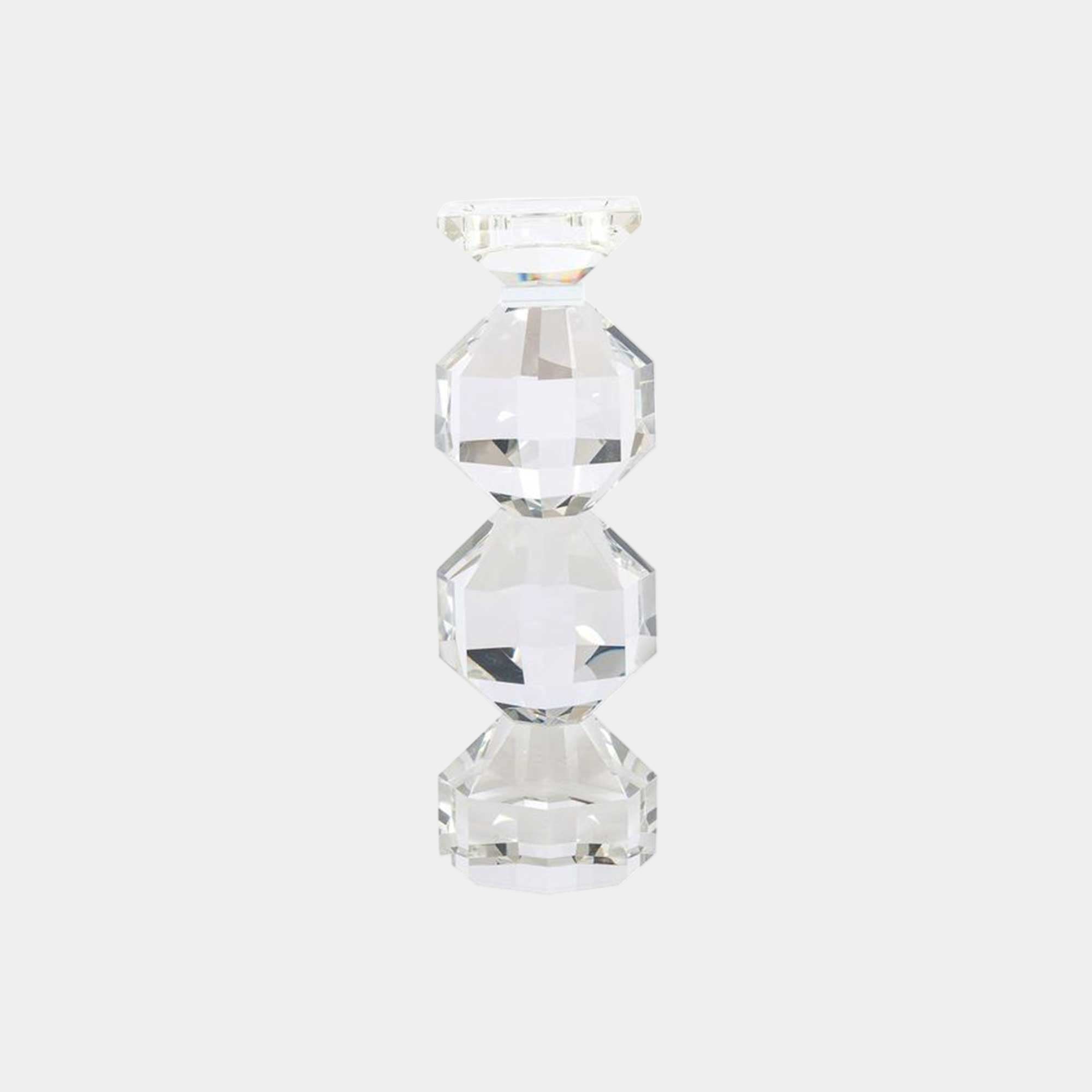 Safia - Small Crystal Candleholder