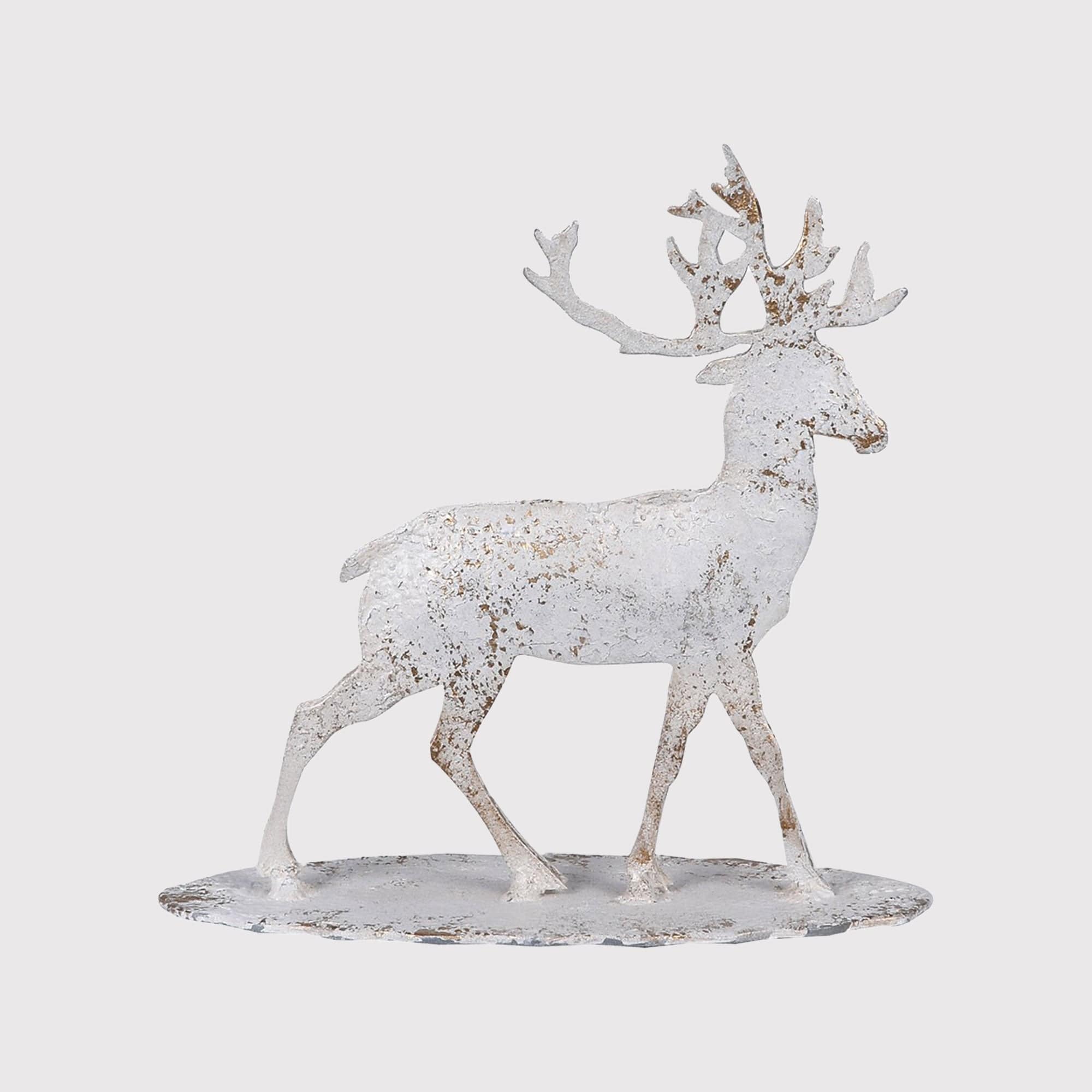 White Wash - Reindeer Ornament