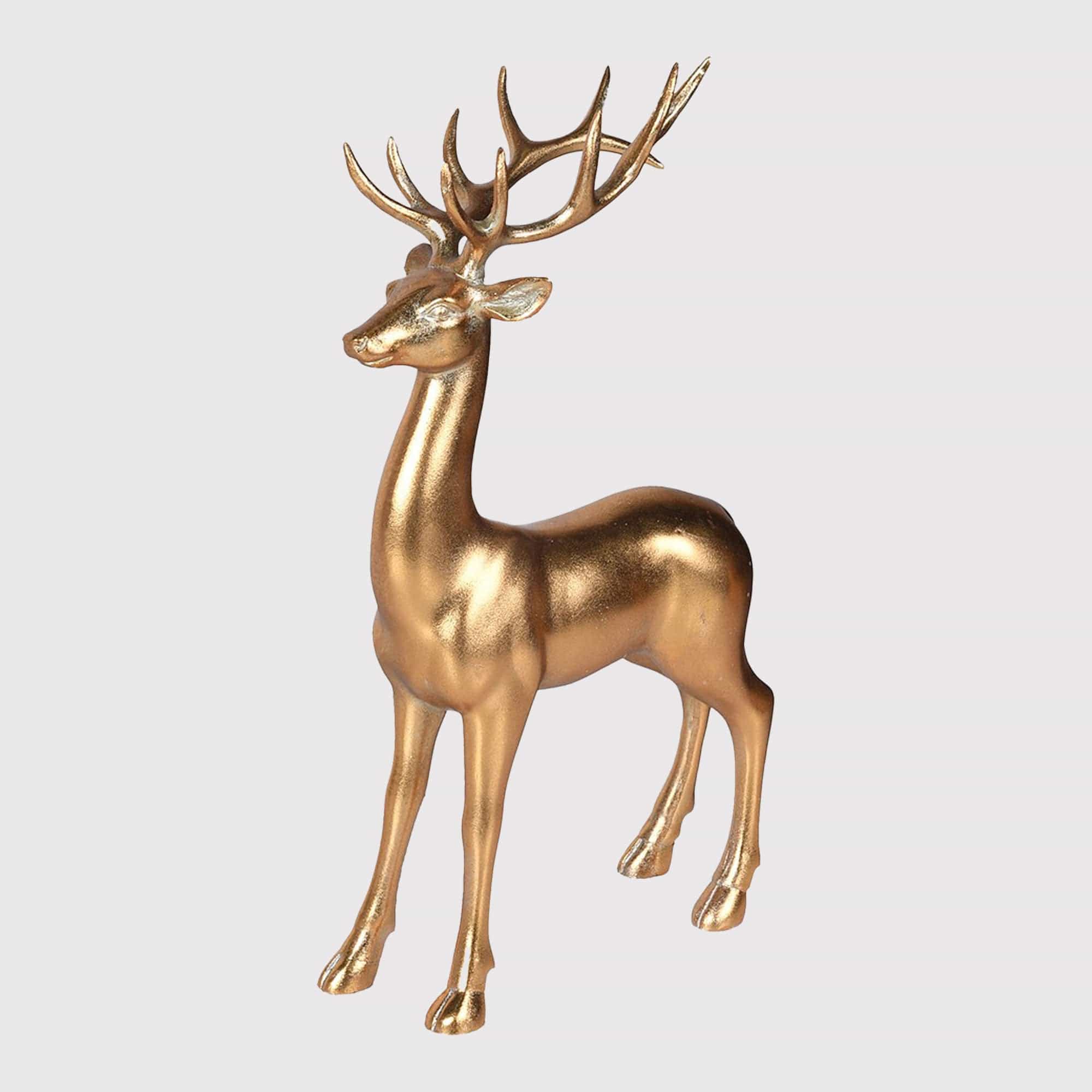 Standing - Gold Reindeer