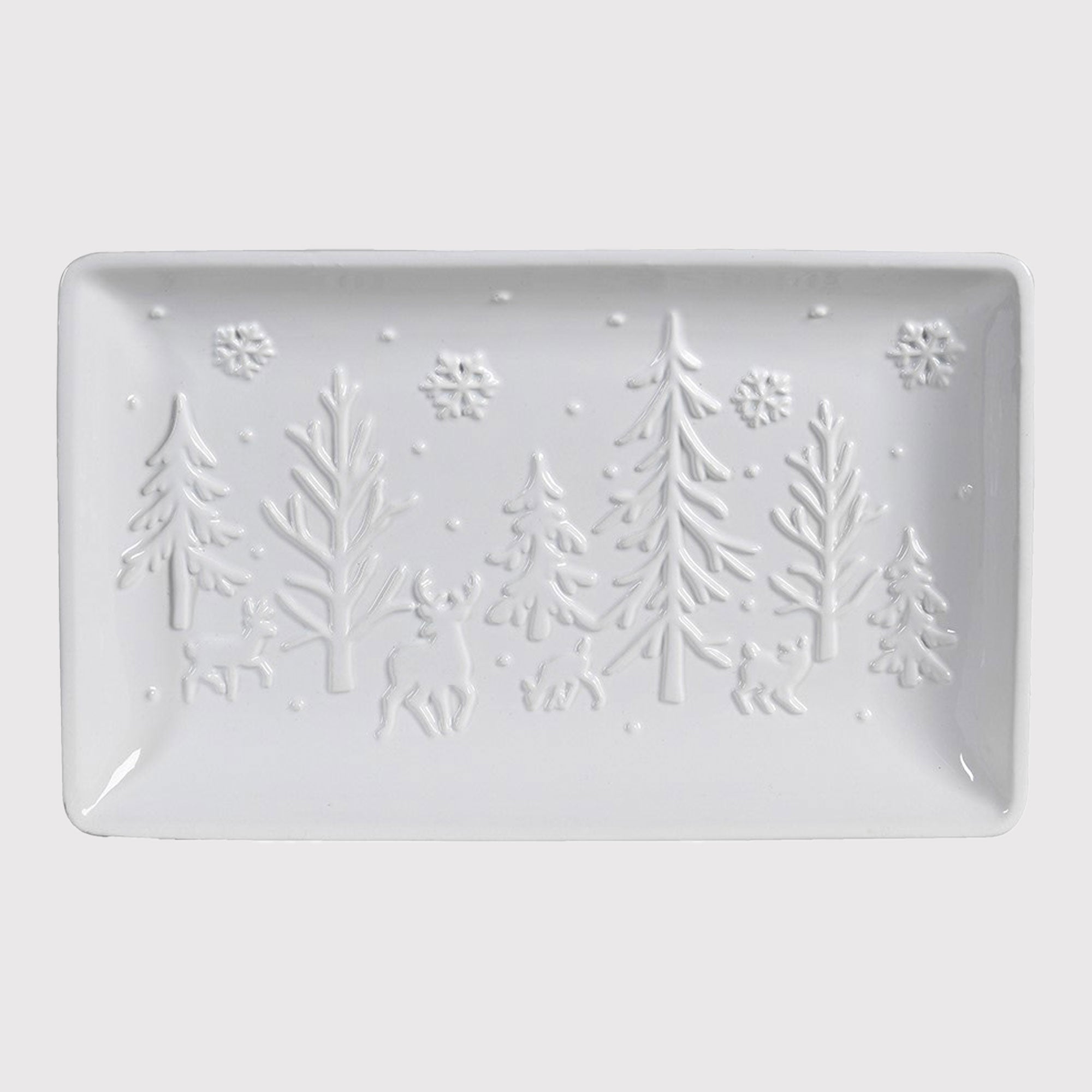 Christmas Dishes - Festive Trays, Set of 2