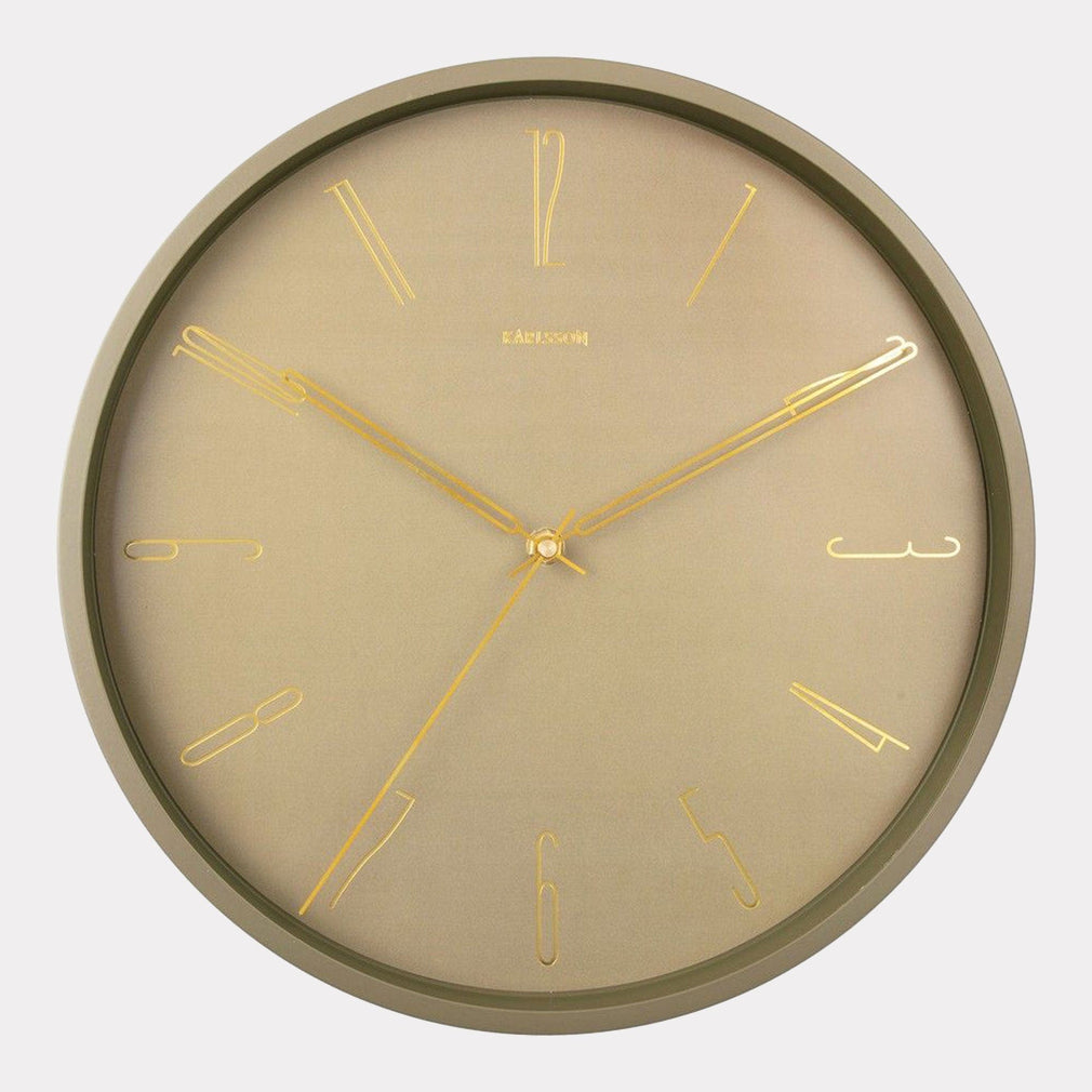 Belle - Green Wall Clock