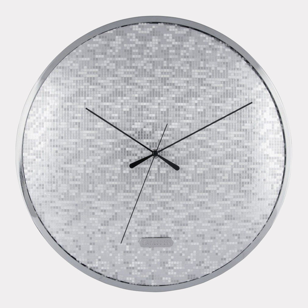 Disco - Silver Wall Clock
