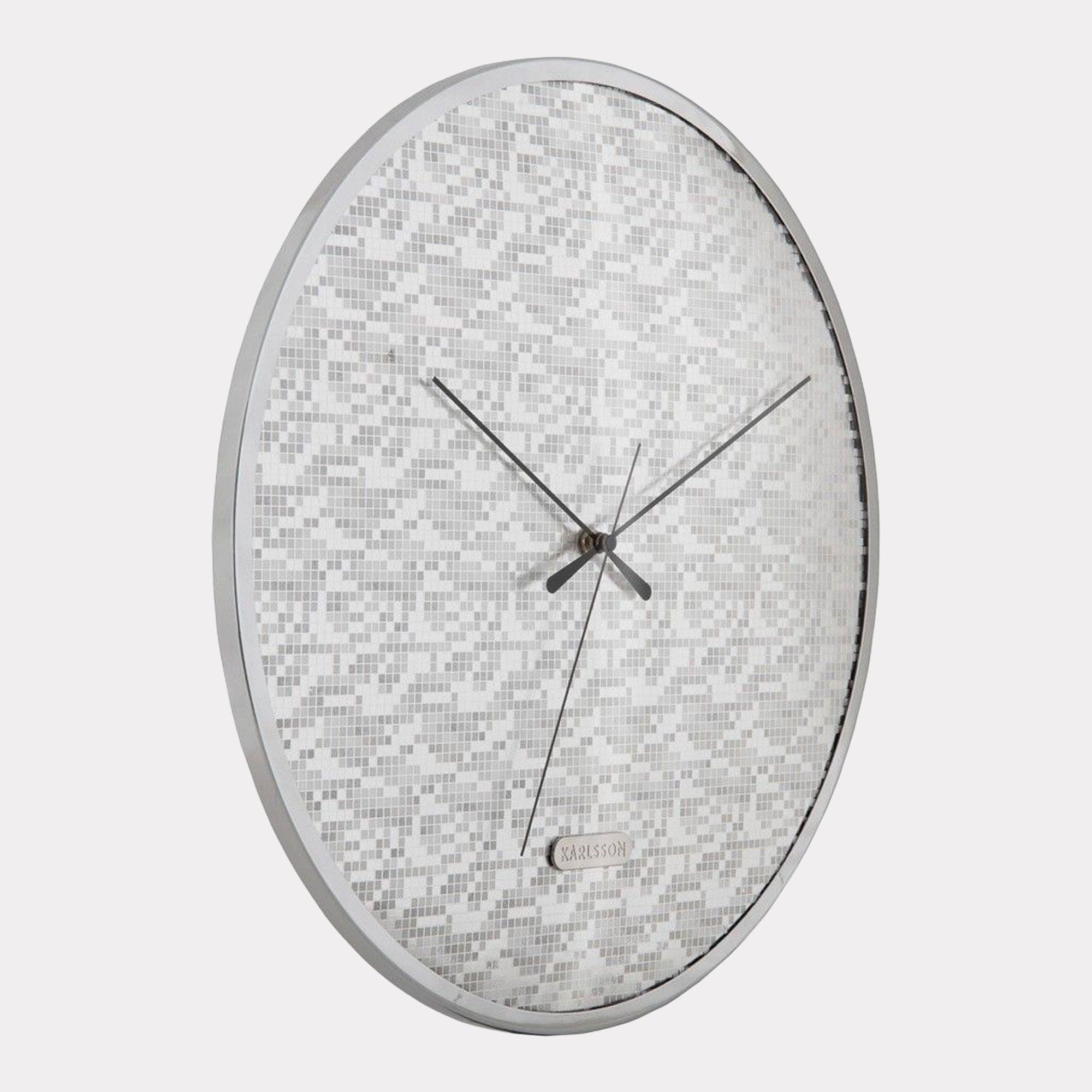 Disco - Silver Wall Clock