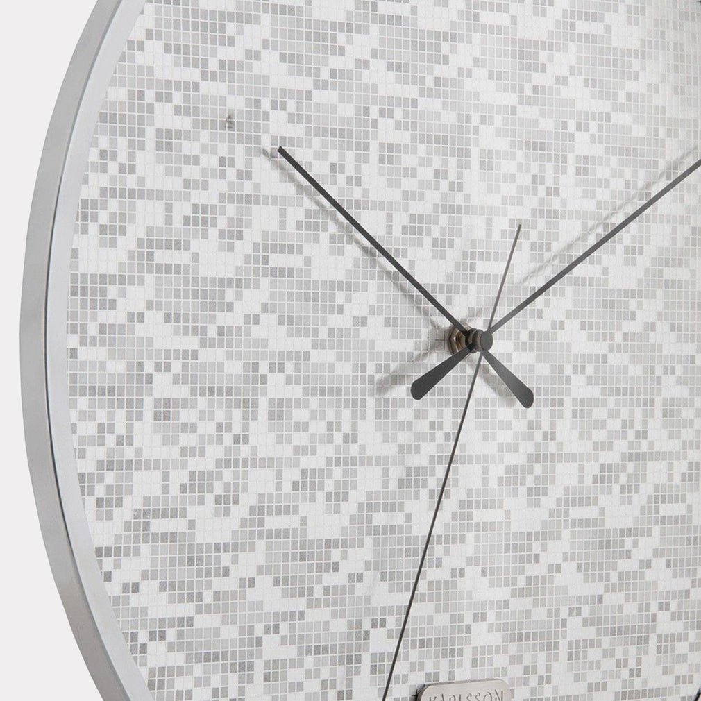 Disco - Silver Wall Clock