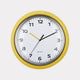 Modern Retro - Yellow Wall Clock