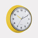 Modern Retro - Yellow Wall Clock