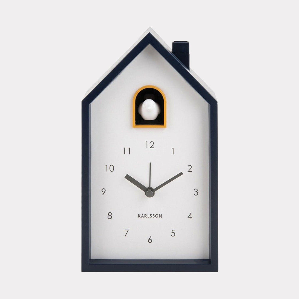 Modern Cuckoo - Blue Alarm Clock
