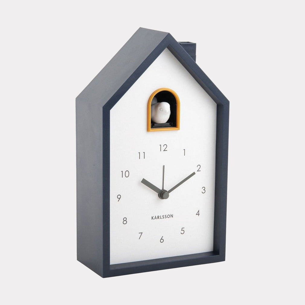 Modern Cuckoo - Blue Alarm Clock