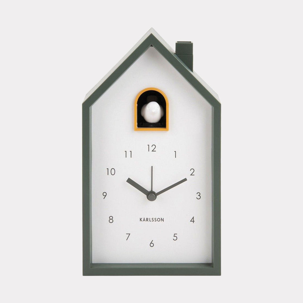 Modern Cuckoo - Green Alarm Clock