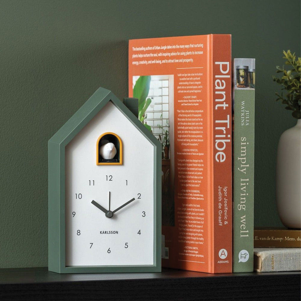 Modern Cuckoo - Green Alarm Clock
