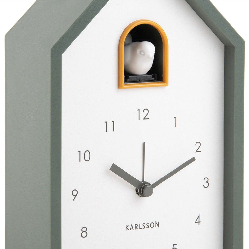 Modern Cuckoo - Green Alarm Clock