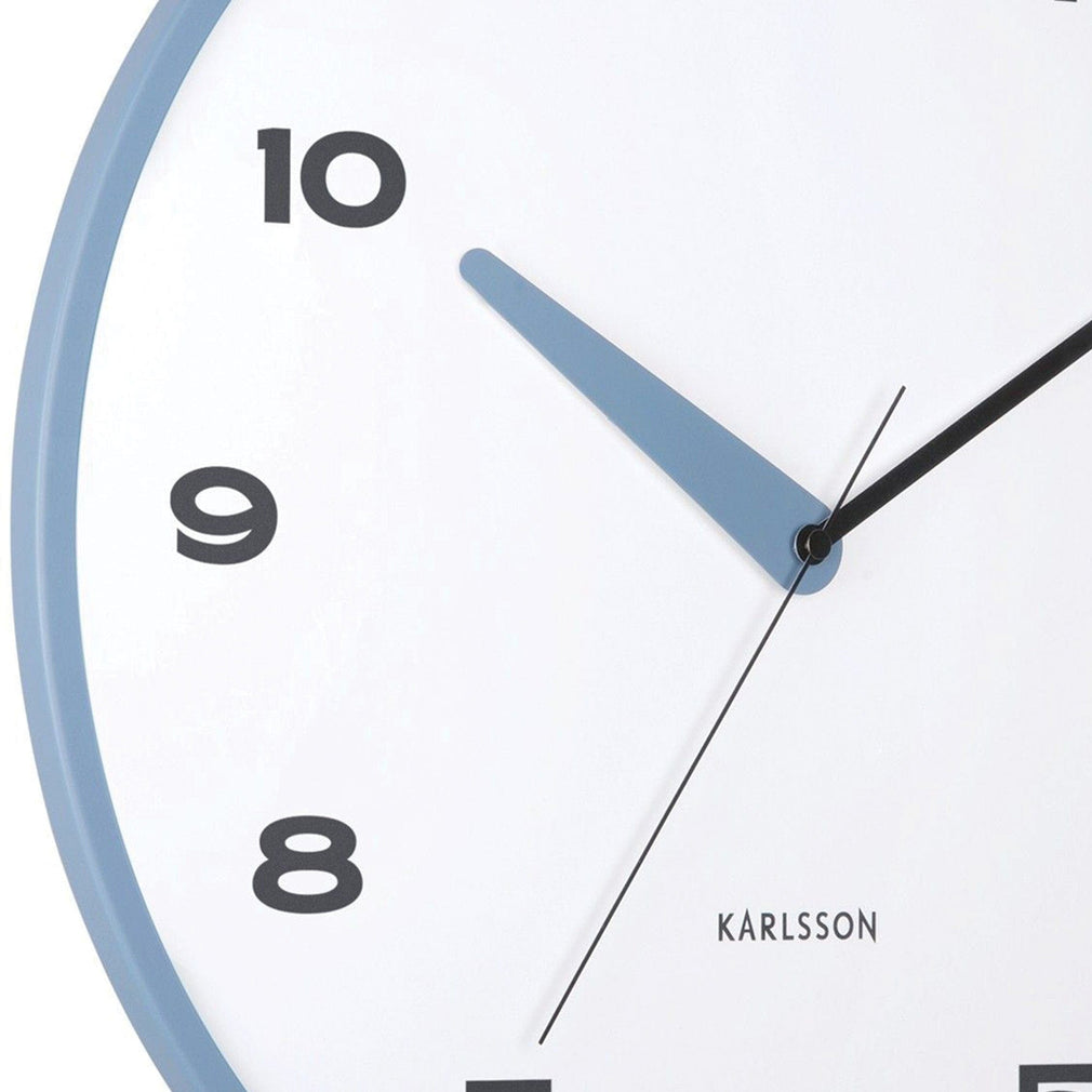 Brisk Dome - Blue Wall Clock Classic