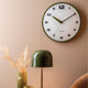 Brisk Dome - Green Wall Clock