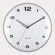 Brisk Dome - Grey Wall Clock