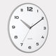 Brisk Dome - Grey Wall Clock