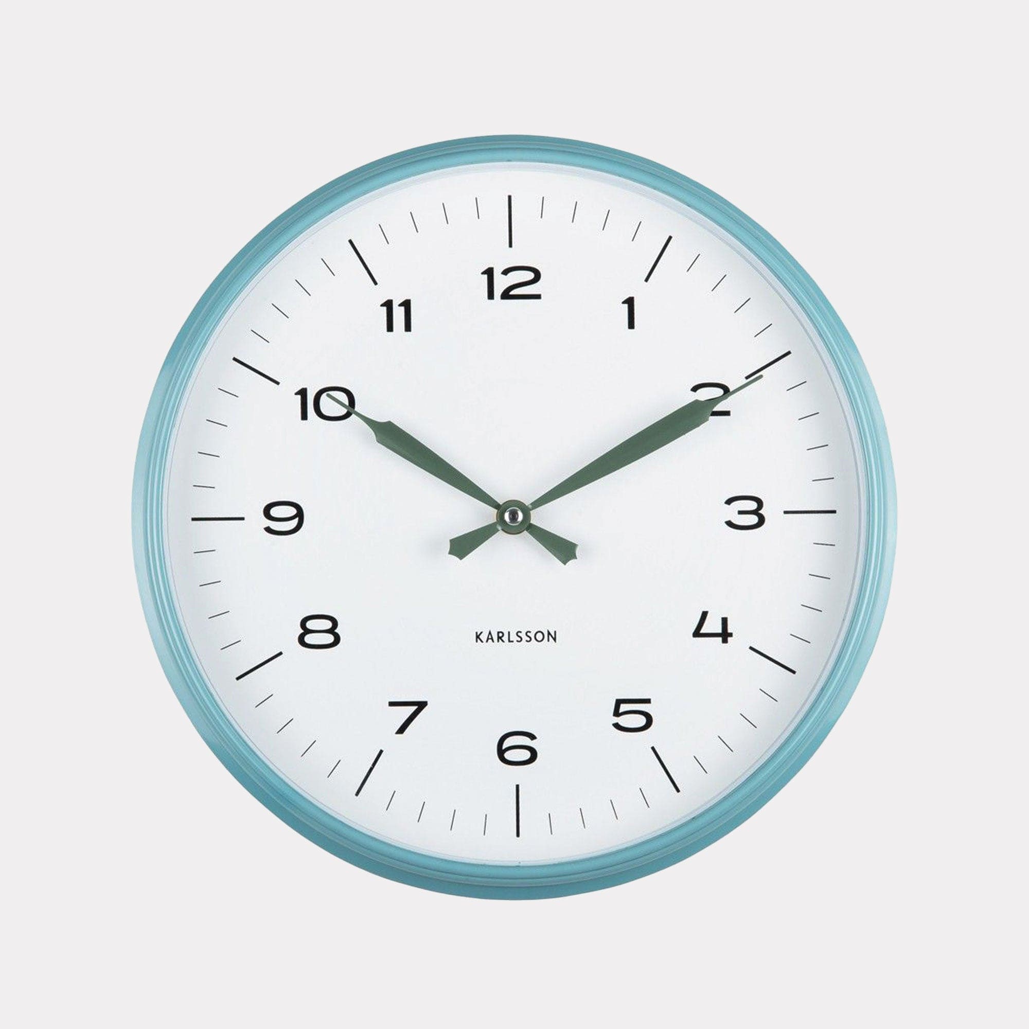 Modern Factory - Blue Wall Clock