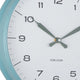 Modern Factory - Blue Wall Clock