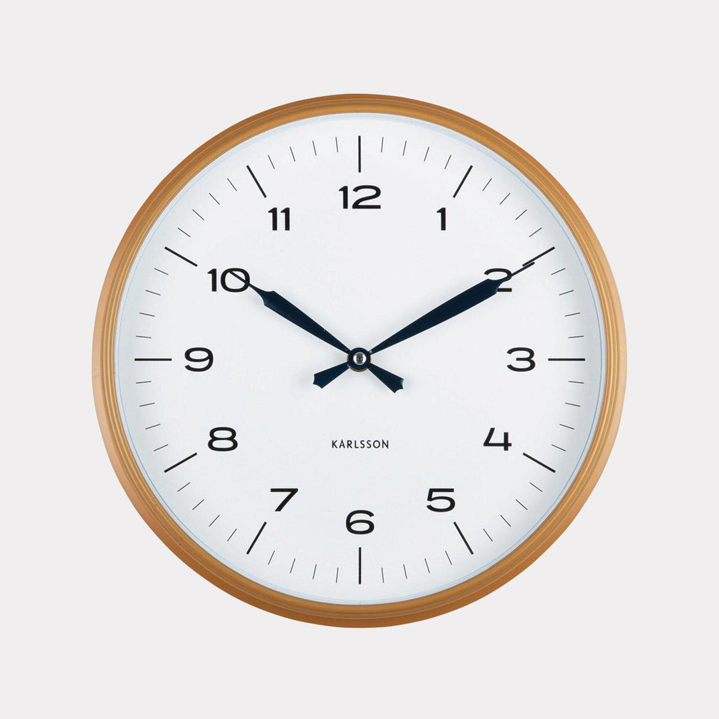 Modern Factory - Yellow Wall Clock