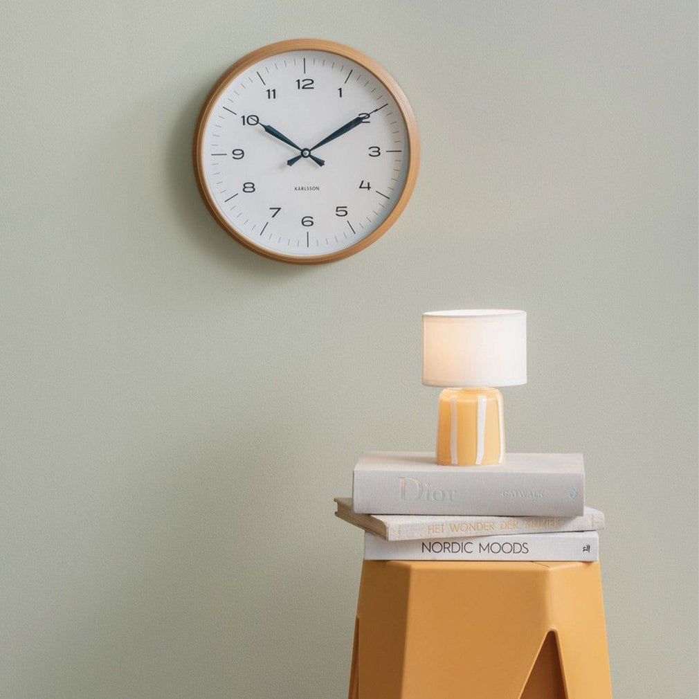 Modern Factory - Yellow Wall Clock