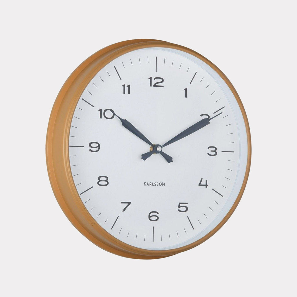 Modern Factory - Yellow Wall Clock
