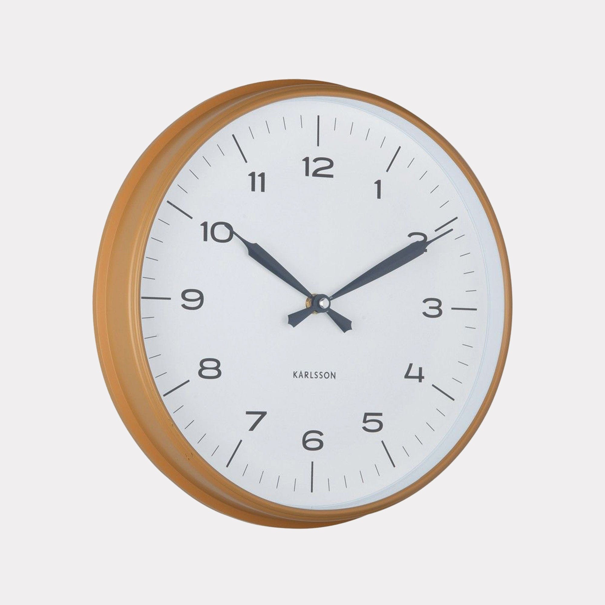 Modern Factory - Yellow Wall Clock