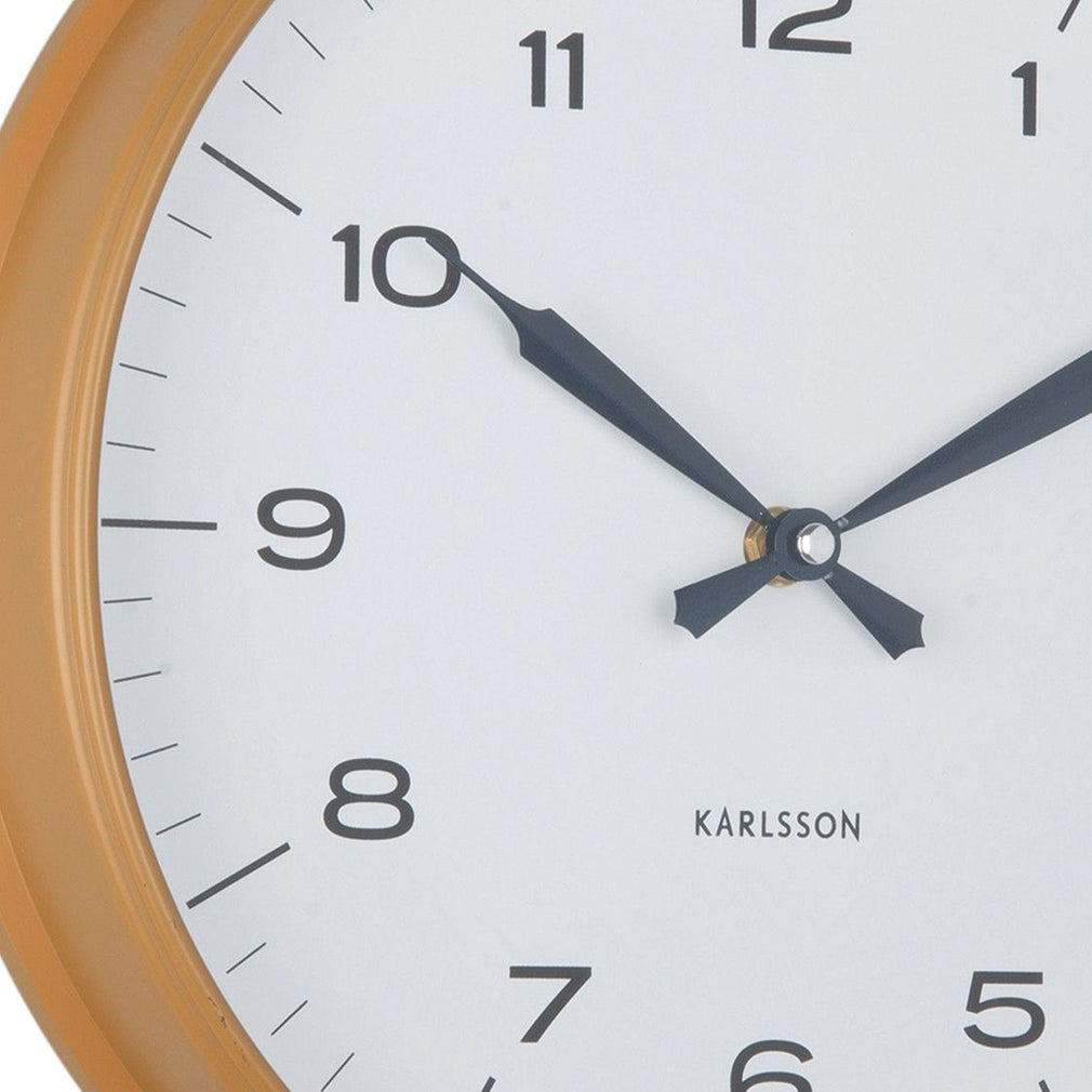 Modern Factory - Yellow Wall Clock