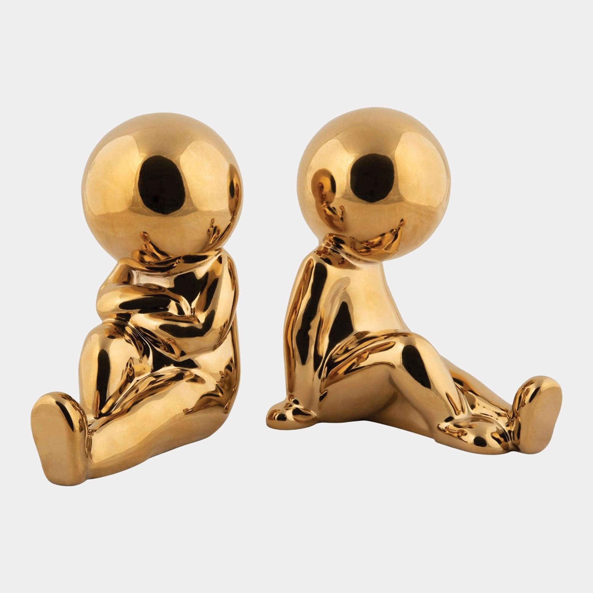 Joey Bookend - Set of 2 Gold