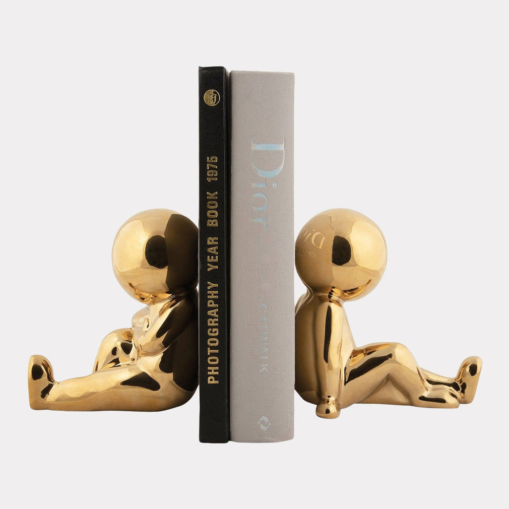 Joey Bookend - Set of 2 Gold