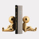 Joey Bookend - Set of 2 Gold