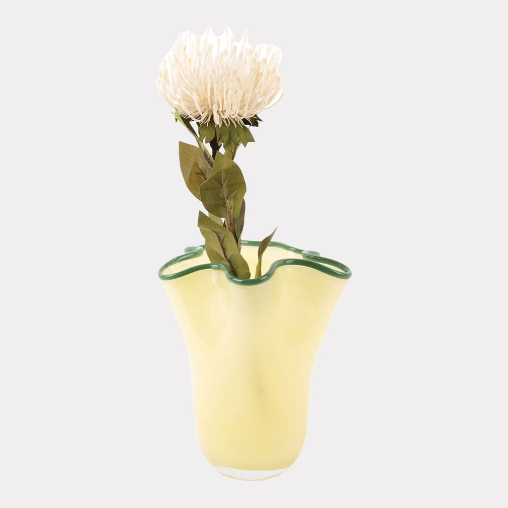 Viva Ruffle -  Vase Yellow