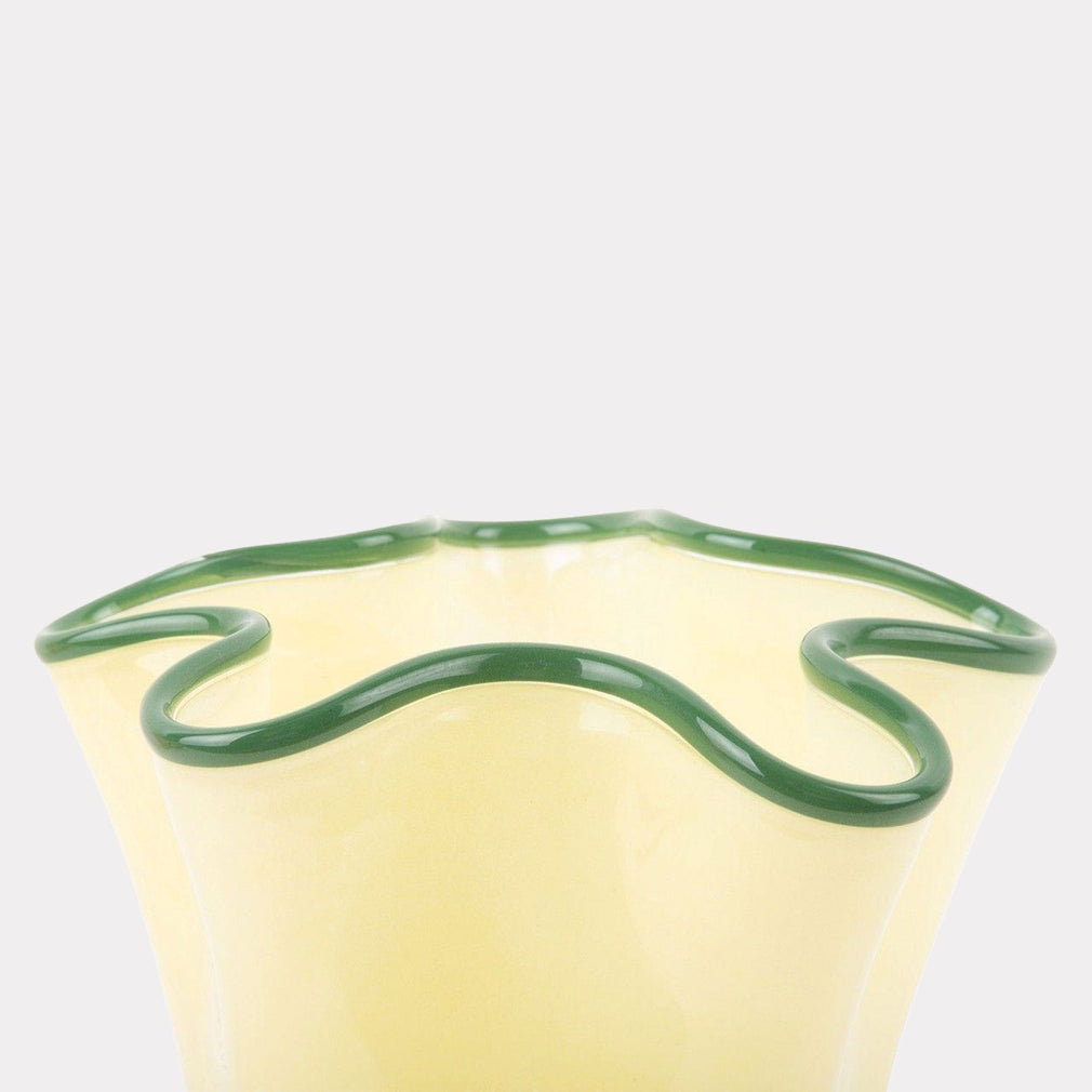 Viva Ruffle -  Vase Yellow