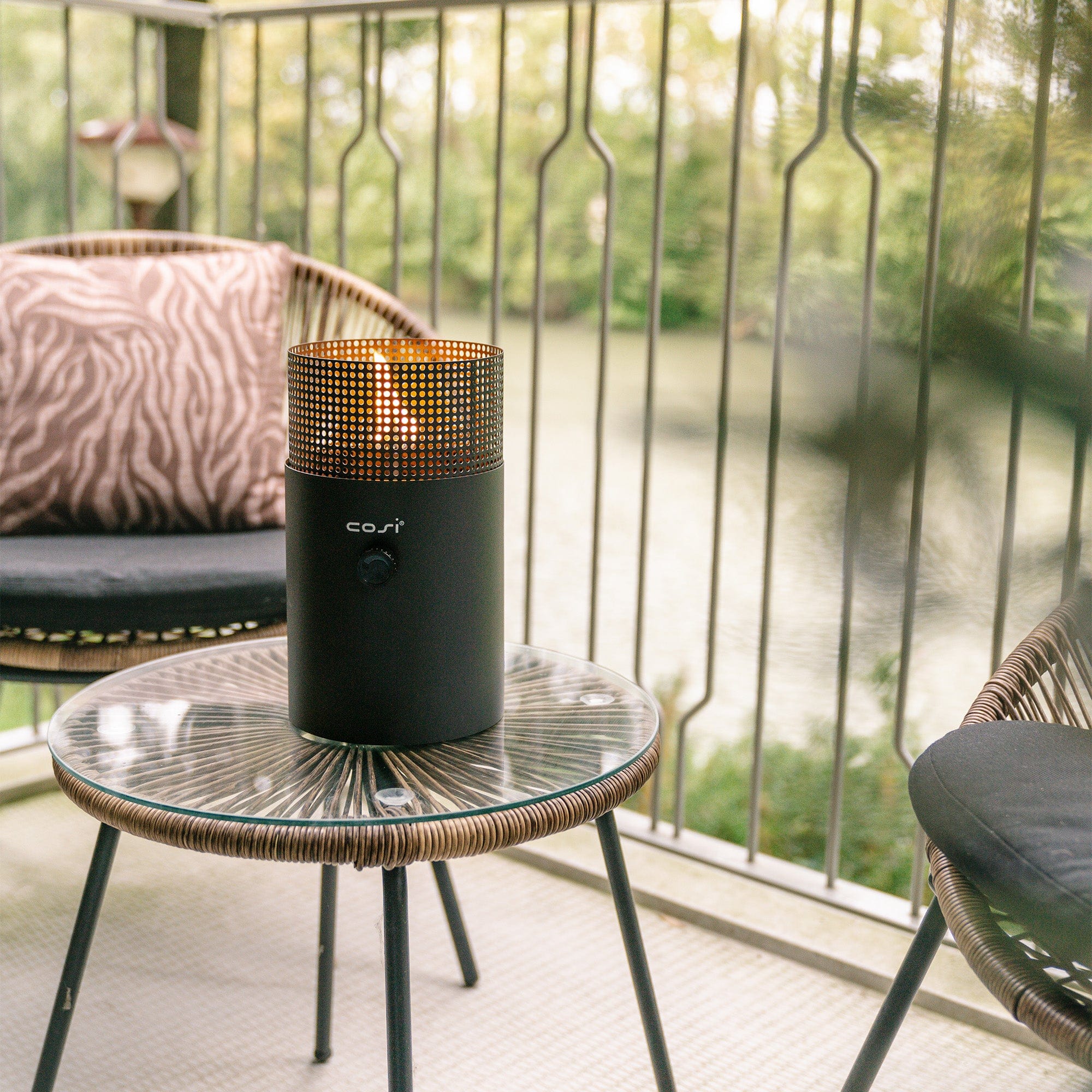 Dot Anthracite - Fire Lantern