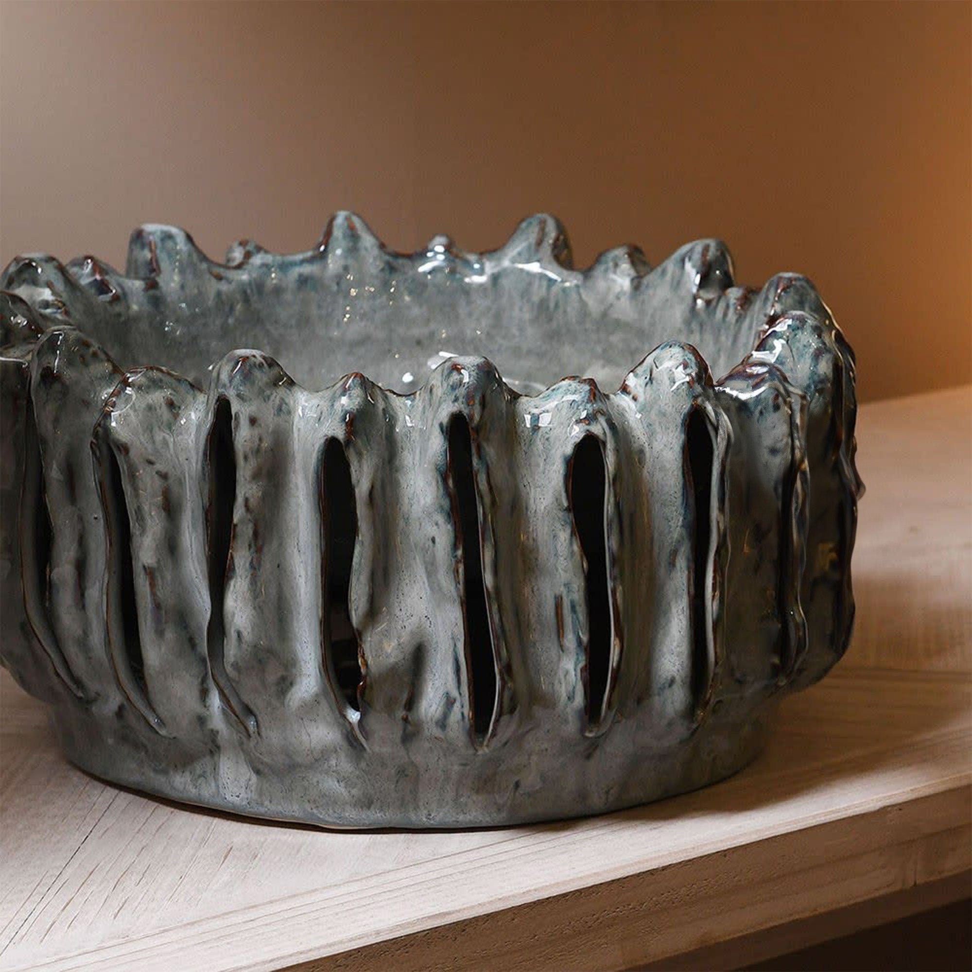 Fingal Glazed - Ceramic Bowl, Grey