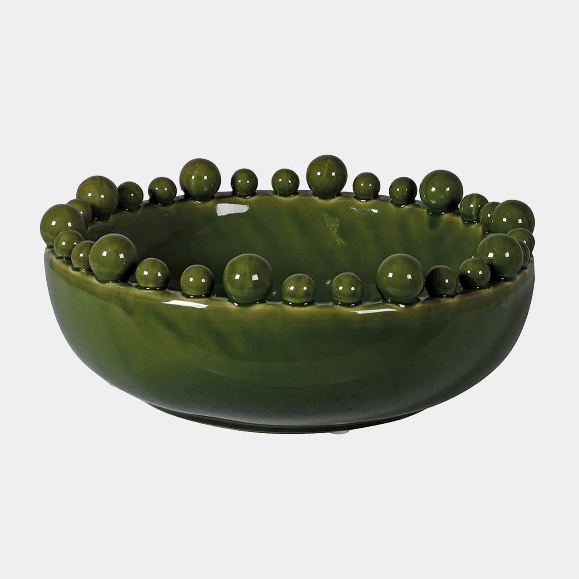 Bobble - Green Edged Bowl