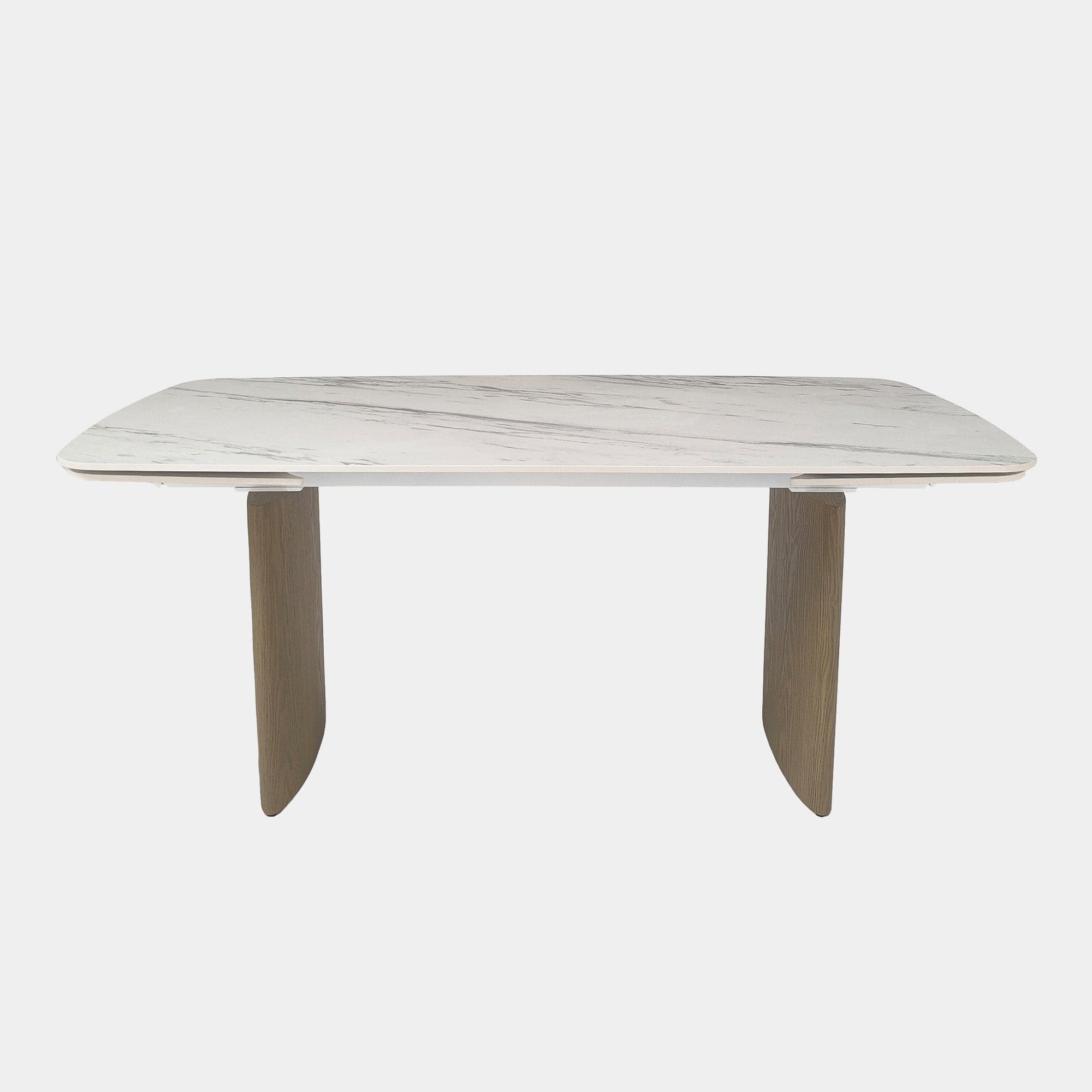 Lucerne - Extending Dining Table, White Marble Effect
