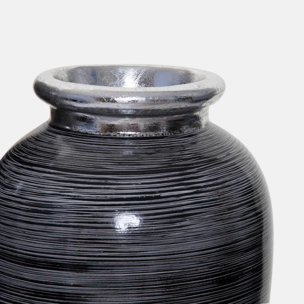 Moonlit - Set of 2 Striped Pots