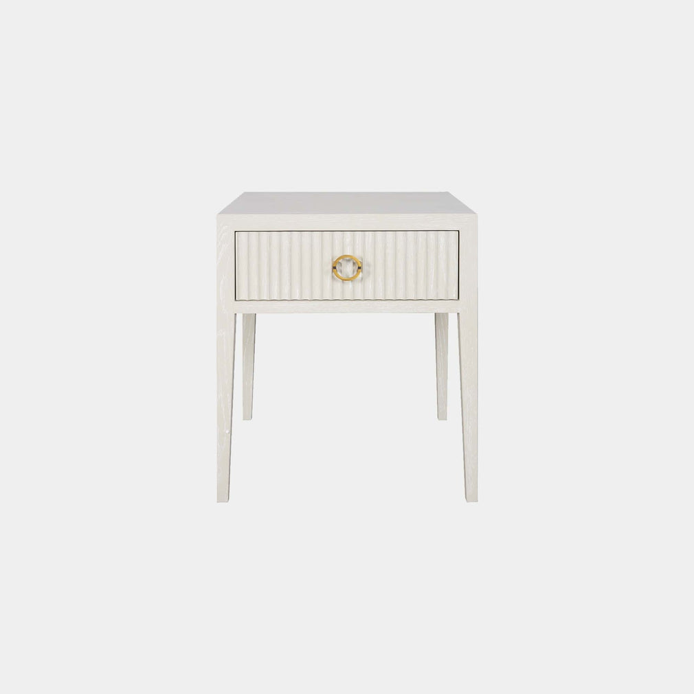 1 Drawer Night Stand In Ivory