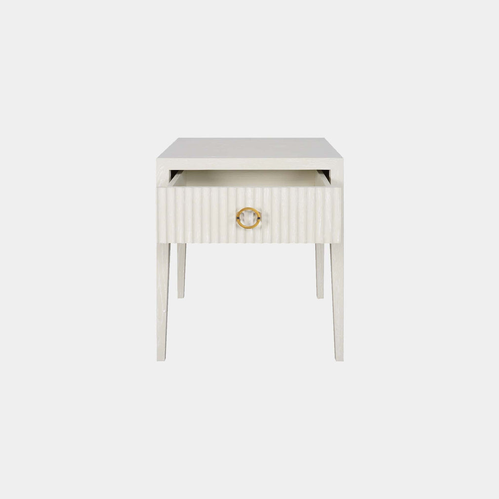 1 Drawer Night Stand In Ivory