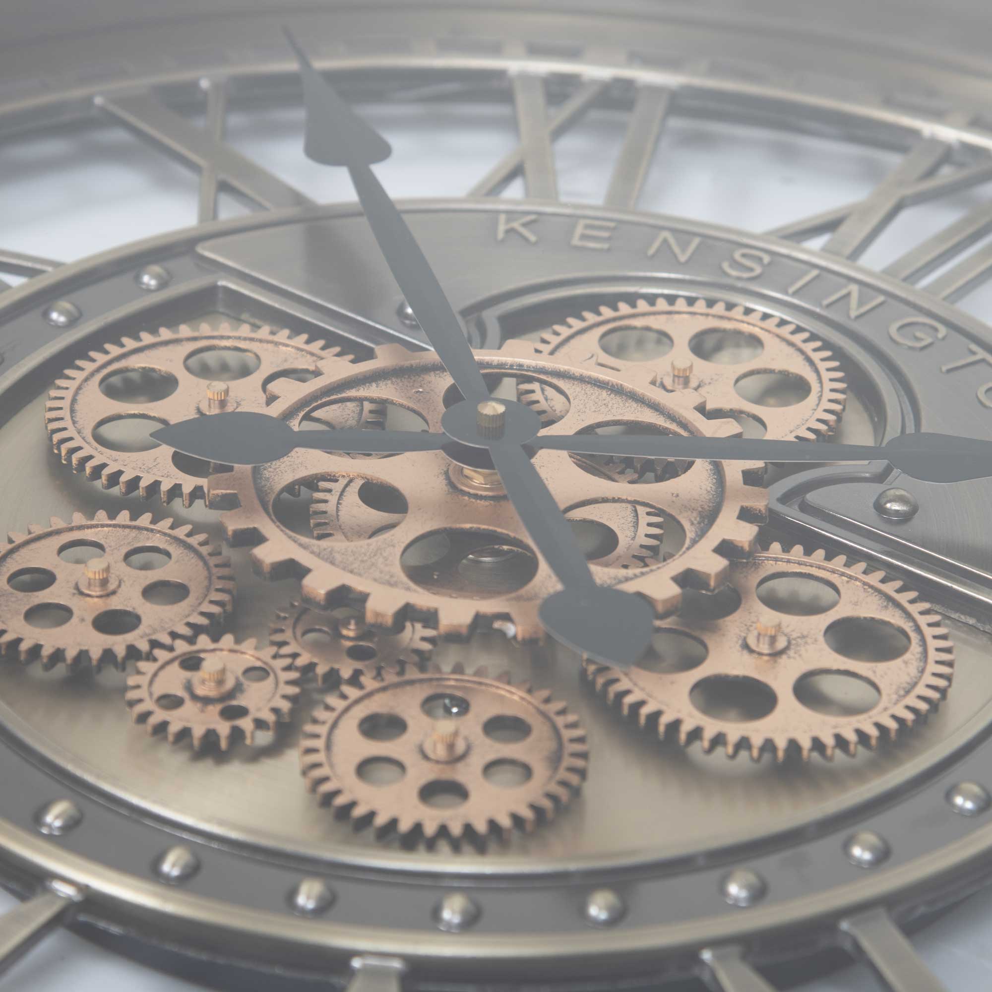 Kensington Clock Antique Gold 54cm (WG)