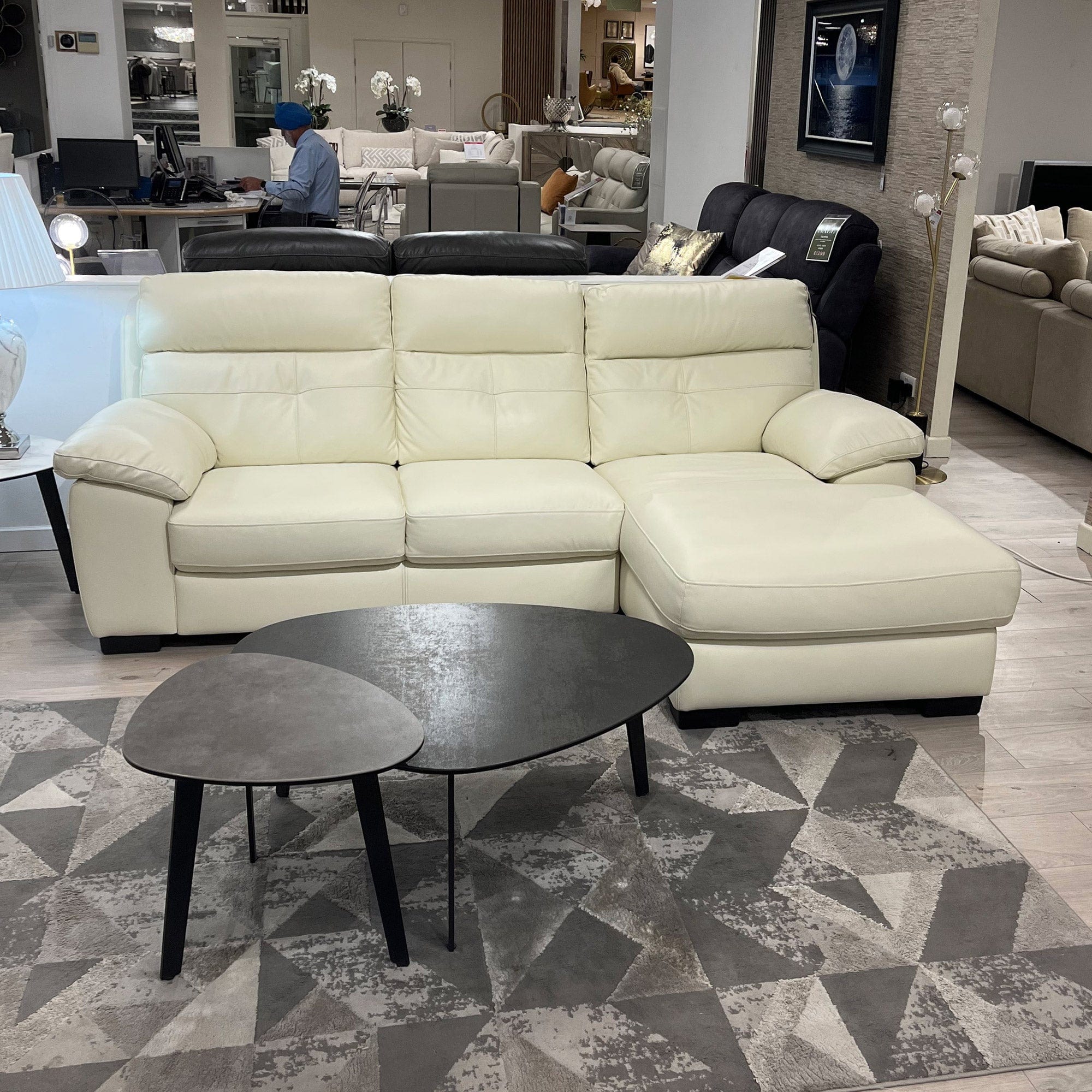 Trapani 3 seater Chaise End sofa