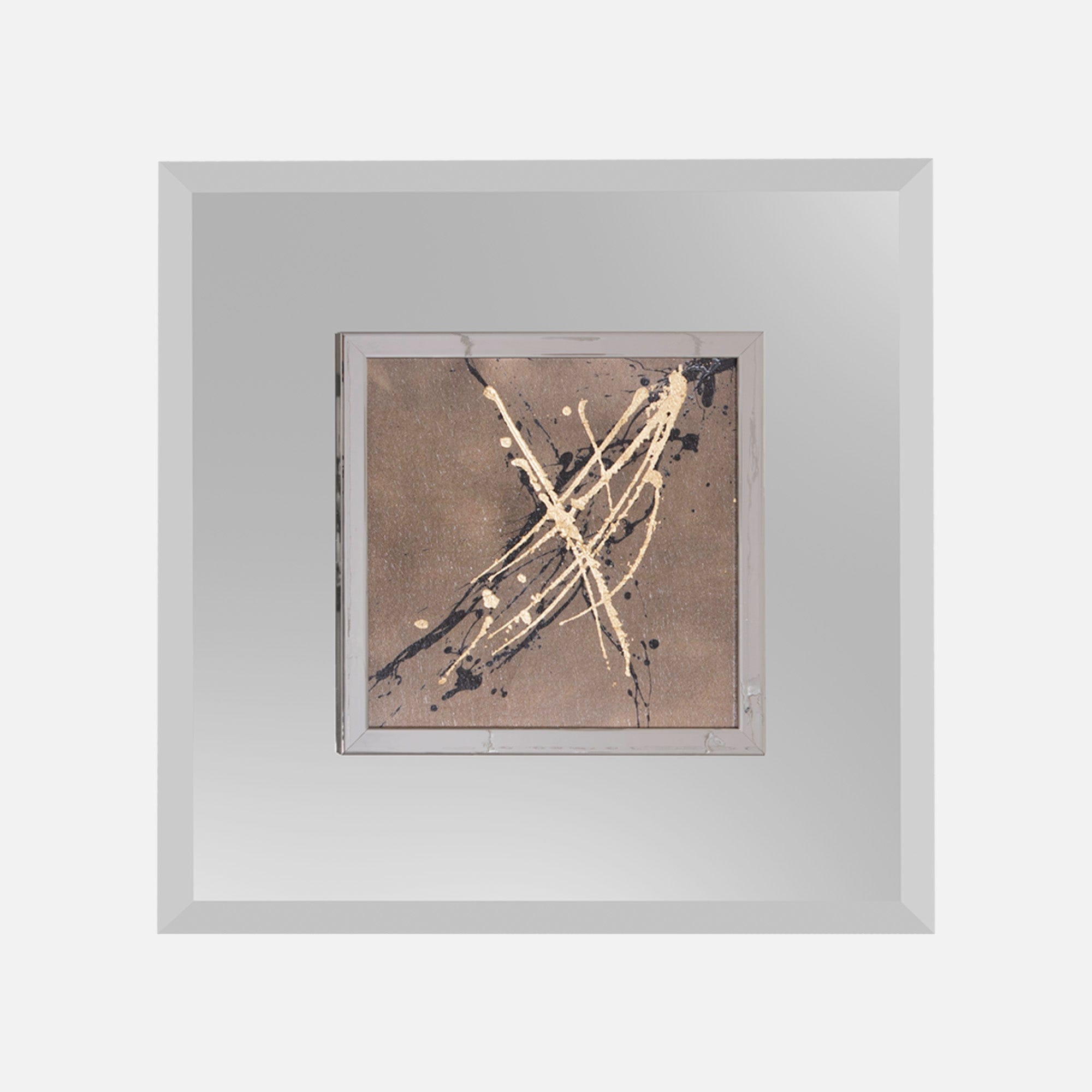 Ink Ellements II - Bronze Mirror Liquid Art