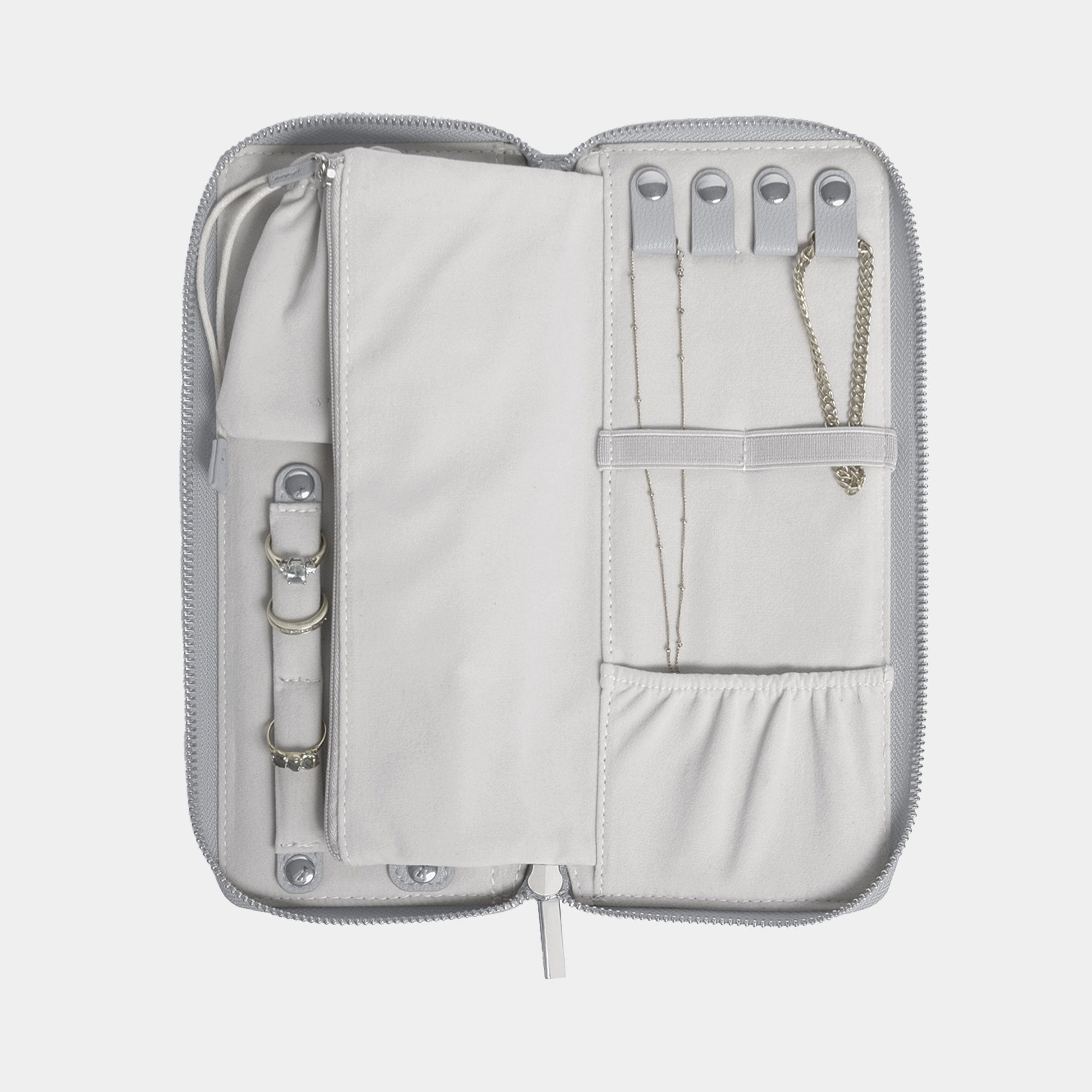 Stackers - Pebble Grey Jewellery Roll