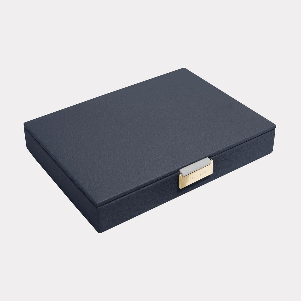 Stackers - Classic Navy Blue Jewellery Box Lid