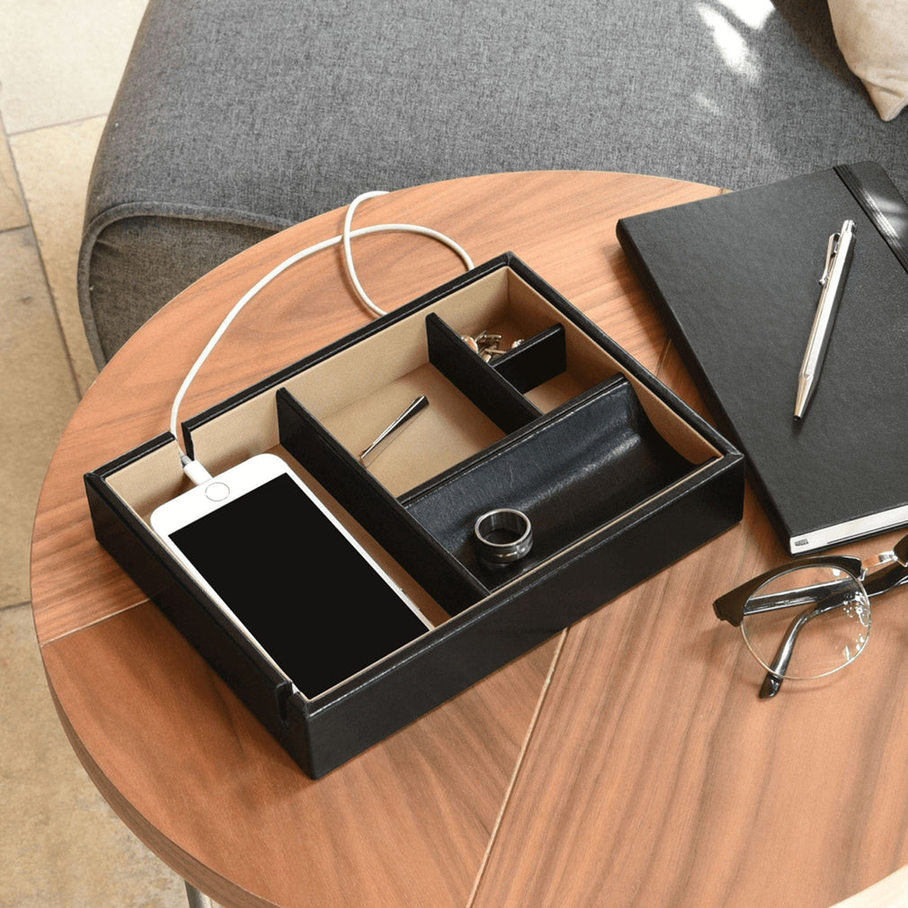 Stackers - Windsor Black Valet Tray