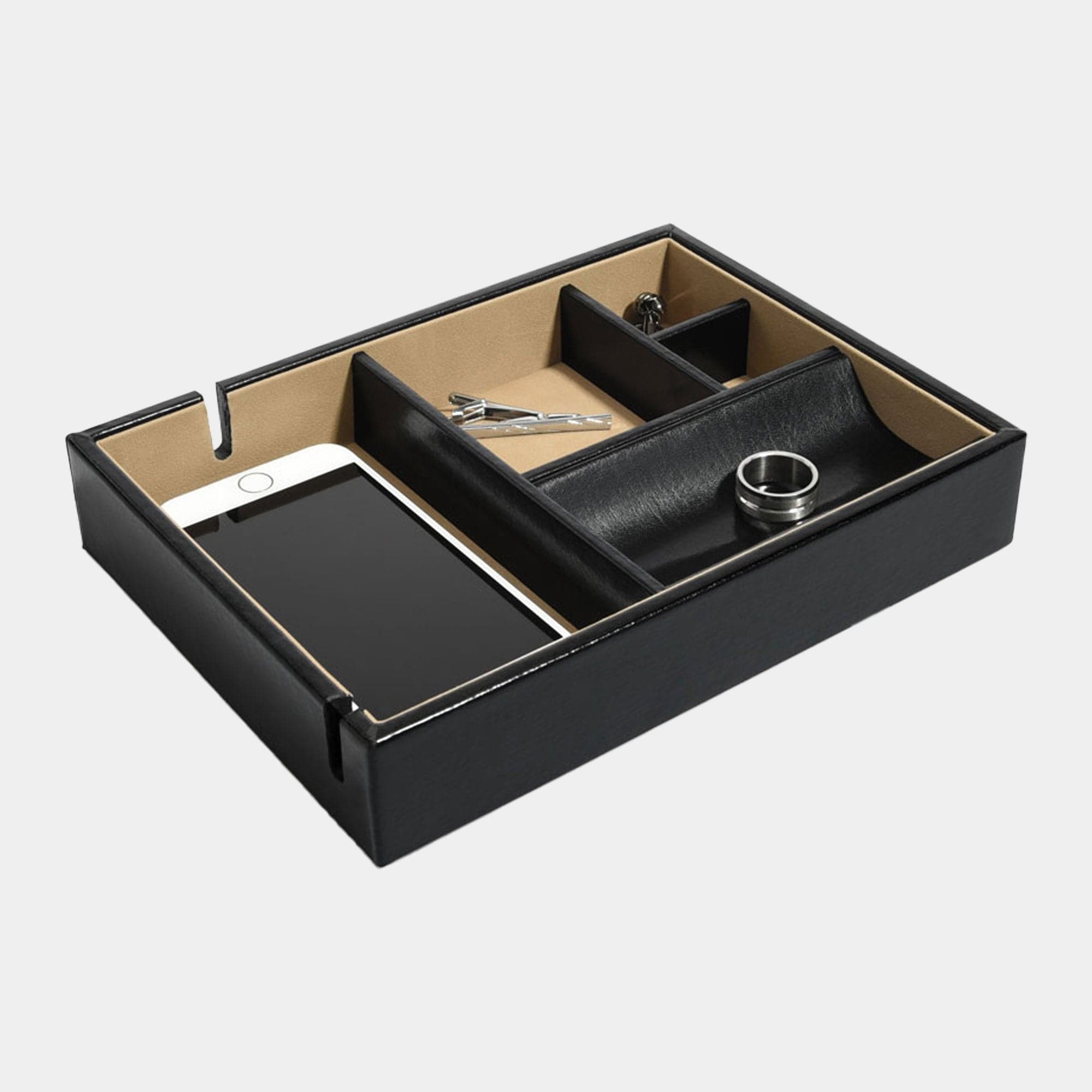 Stackers - Windsor Black Valet Tray