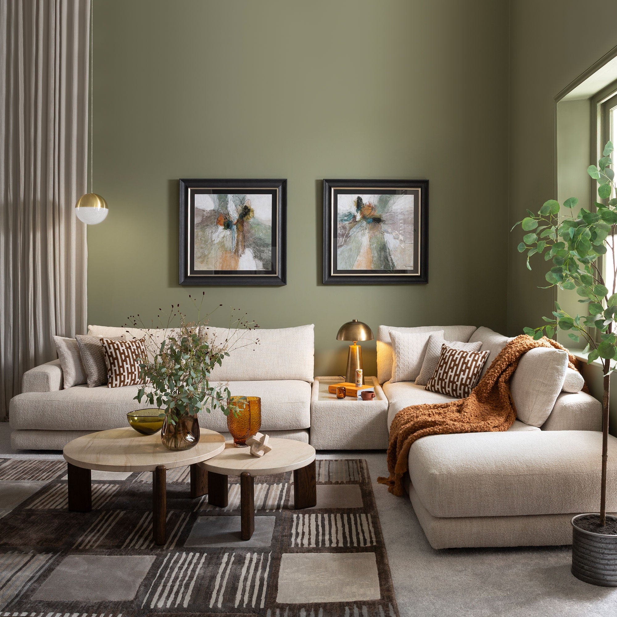 Linear - Medium LHF Corner Group Sofa, Fabric