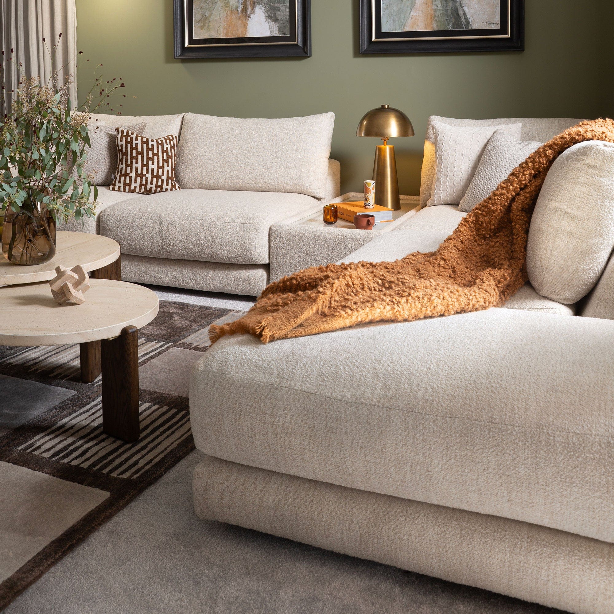 Linear - Large Sofa In Fabric