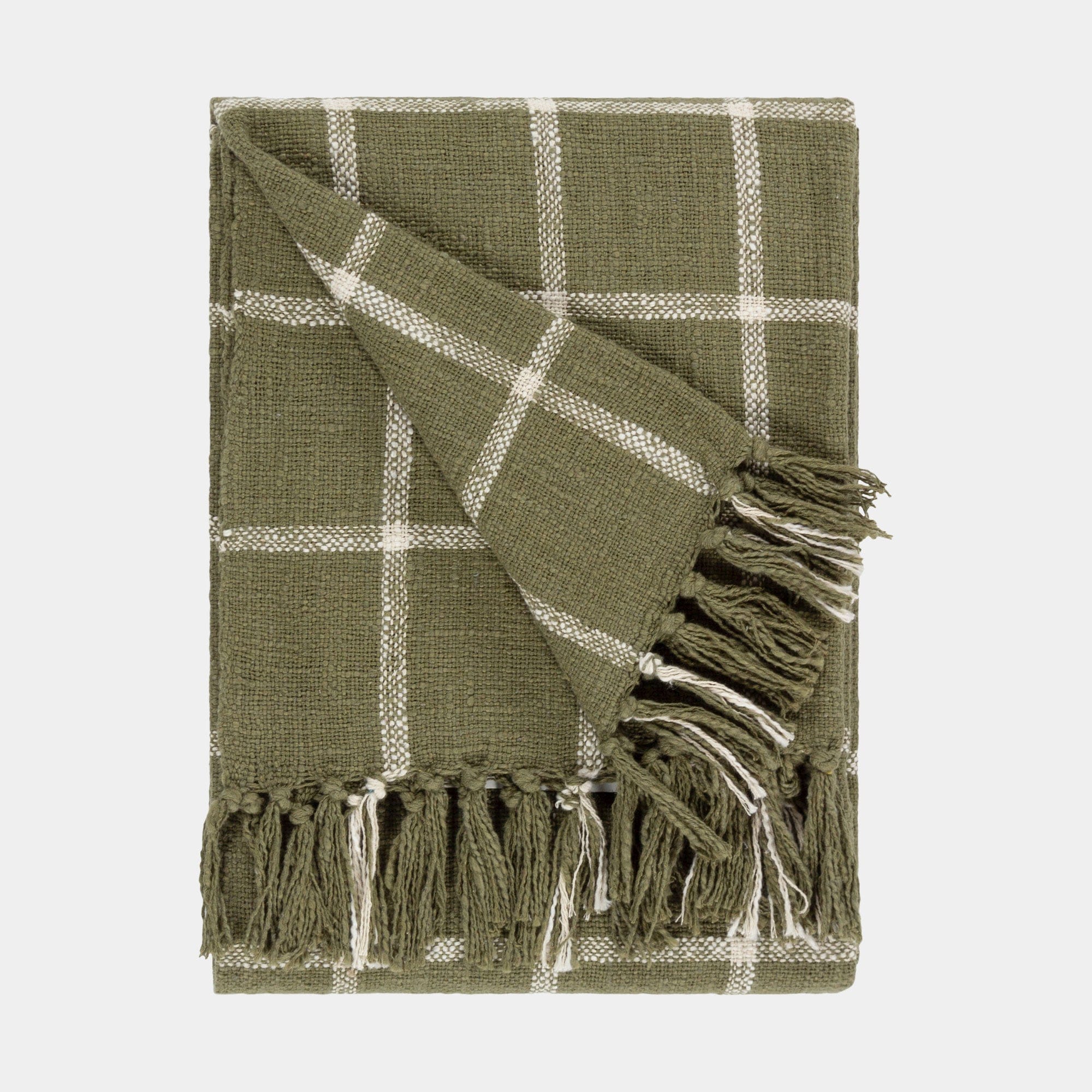 Beni - Moss Natural Throw 130x180cm