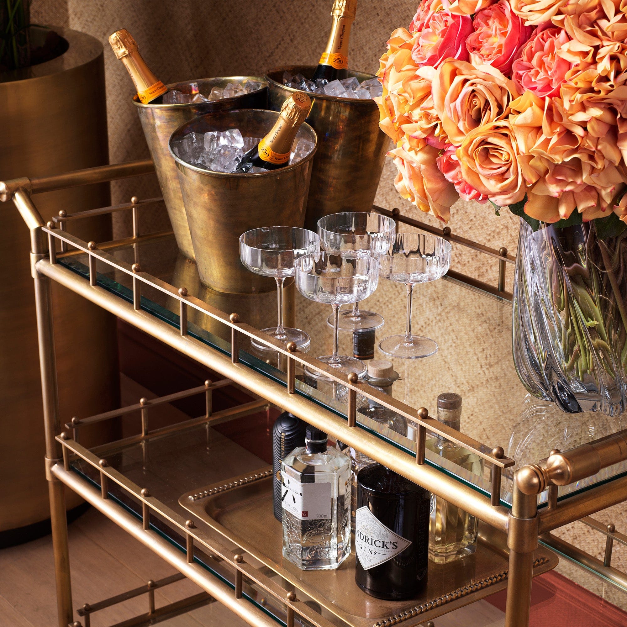 Eichholtz Christian - Vintage Brass Wine Cooler