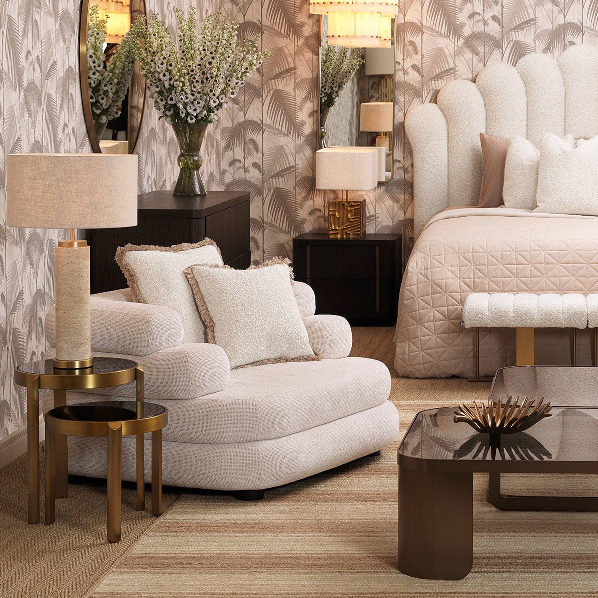 Eichholtz Malaga - Chair, Fabric